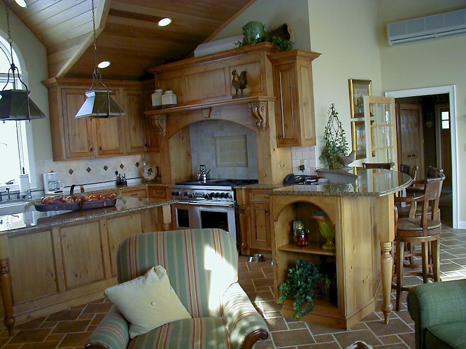 Corner view of the Kitchen.