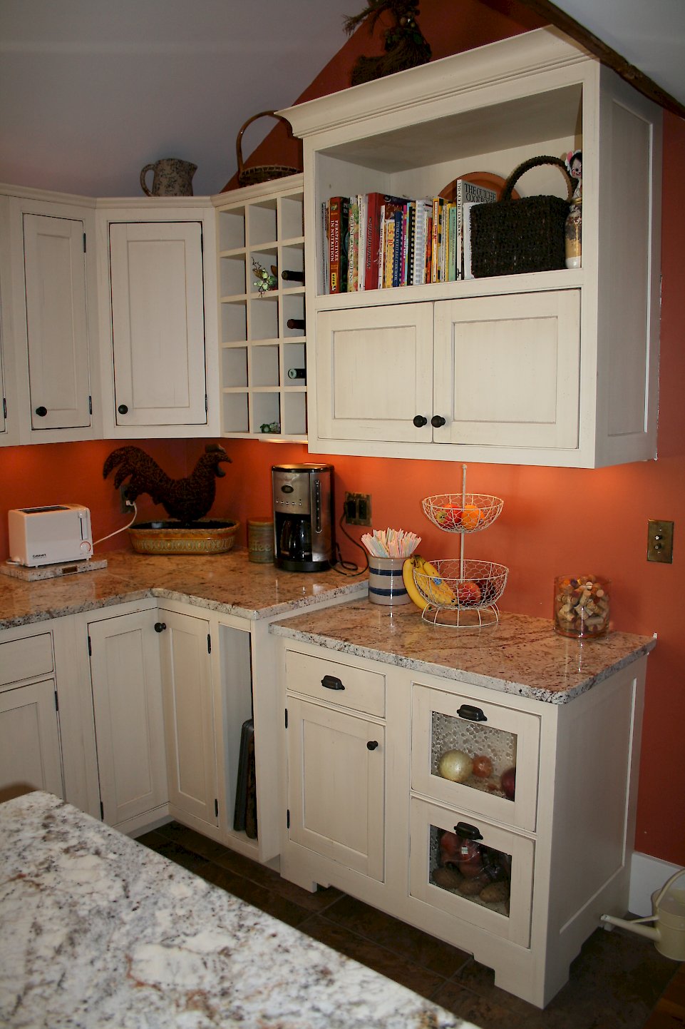 Lazy Susan corner.