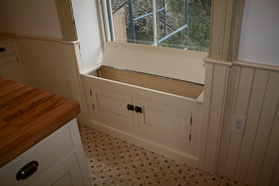 Trunk cabinet opened.
