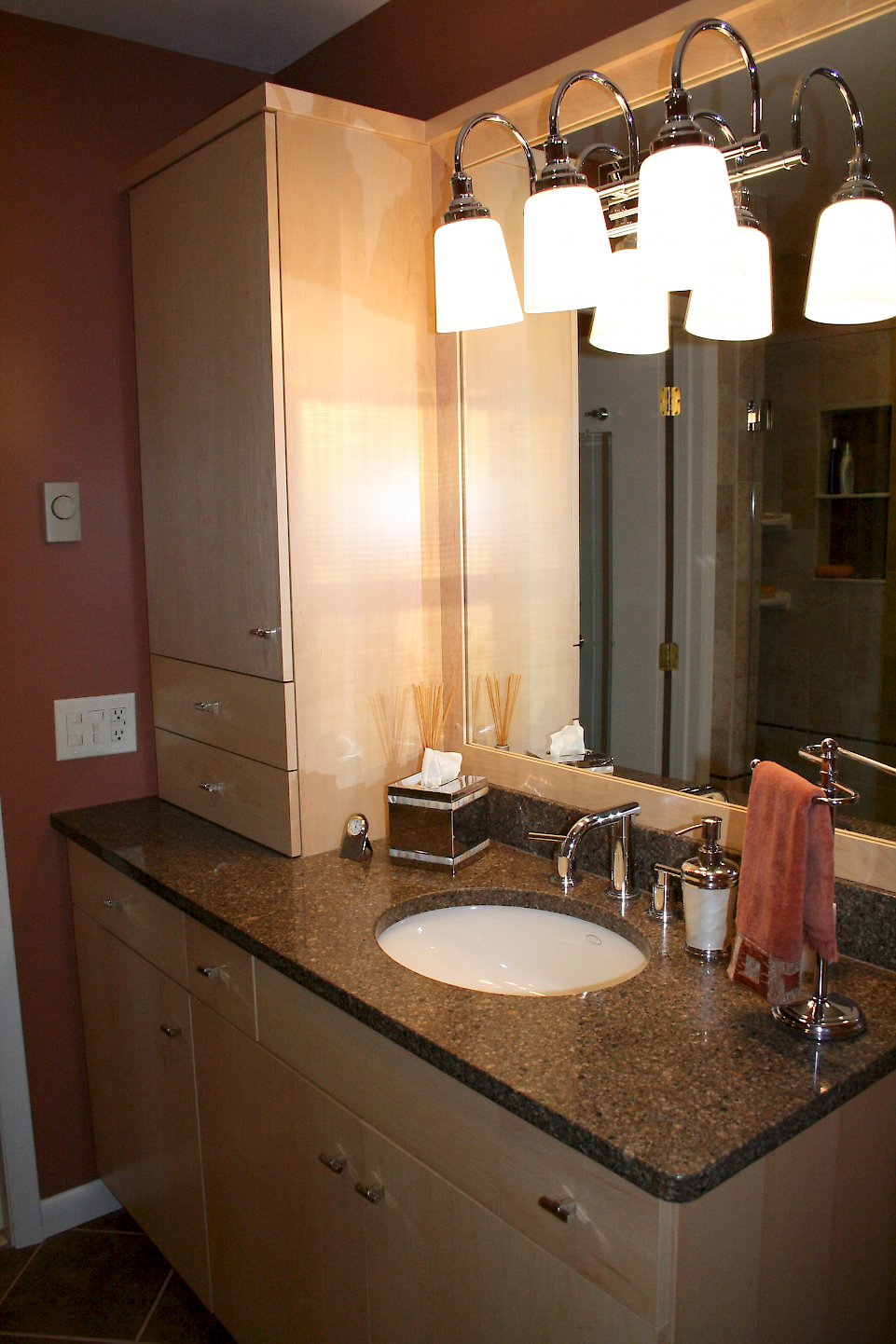 Cambria Quartz Ashford vanity top.